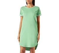 JDY Ivy Life Folded Contrast Sleeve T-Shirt Dress, Absinthe Green, M