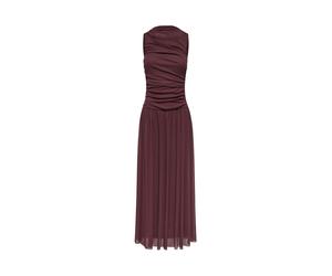 JDY JDY Ruched Sleeveless Maxi Dress With Drop-Waist rosso