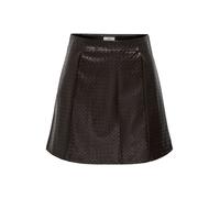 JDY JDY Textured A-Line Mini Skirt Marrone