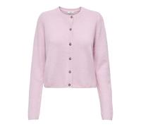 JDY - Cardigan girocollo rosa in misto lana M