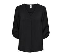 JDY Jdydivya 3/4 Top Wvn Noos, Camicia Donna, Nero, 38