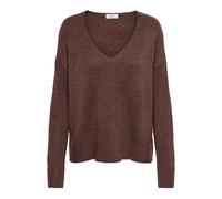 JdY Jdyelanora Elanora L/S V-Neck Pullo. Knt Noos, Ciliegia Mogano, XXL Donna