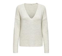 JDY V - Maglione con scollo a V bianco sporco S
