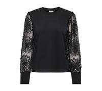 JdY Jdyfairview Fairview Life L/S Sweat Jrs Noos, Nero, M Donna