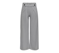 JDY Jdygeggo New Long Pant Jrs Noos Pantaloni con Taglio a Gamba Larga, Grigio Formale, S Donna