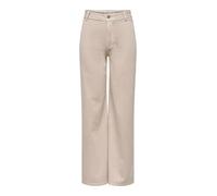 JdY Jdyiris Iris HW Wide Pant Pnt Dia, Chateau Gray, (M) W x 32L Donna