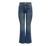 JdY Jdykathy Kathy HW Flared DNM, Blu Jeans Scuro, (M) W x 30L Donna
