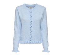 Jacqueline de Yong (JDY) Cardigan JDYLetty in maglia con volant blu pallido Donna S