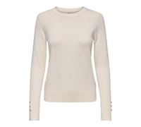 JdY Jdymalou L/S On Button Pullover Knt Noos Maglione Lavorato a Maglia, Eggnog, M Donna