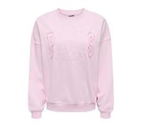 JdY Jdymesa Mesa L/S O-Neck EMB Sweat Jrs Noos, Pink Lady, L Donna