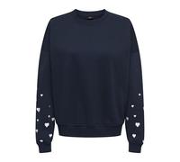 JdY Jdymesa Mesa L/S O-Neck EMB Sweat Jrs Noos, Sky Captain, XS Donna