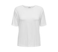 JdY Jdymila S/S O-Neck Top Jrs T-Shirt, Bianco, L Donna