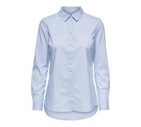 JDY Jdymio L/S Shirt Wvn Noos, Camicia Donna, Blu (Cashmere Blue/Stripes:cloud Dancer), 32