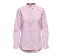 JdY Jdymio L/S Shirt Wvn Noos Camicia, Rosa Shocking/Strisce: Piccole Strisce Bianche, 44 Donna