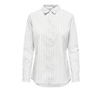 JdY Jdymio Shirt L/S-Maglietta Wvn Noos, Bianco, 44 Donna
