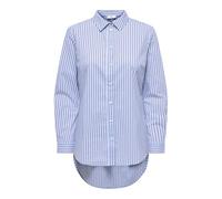 JdY Jdymio Shirt L/S-Maglietta Wvn Noos, Blu di Cachemire, 48 Donna