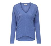 JdY Jdynew Megan L/S Pullover Knt Noos Maglione con Scollo a V, Ebb And Flow, XS Donna