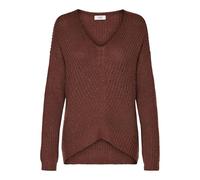 JDY Jdynew Megan L/S Pullover Knt Noos, Pullover Donna, Smoked Paprika Detail W Black Ply, XS