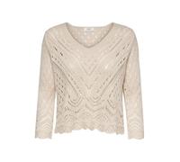 JDY Jdynew Sun 3/4 Cropped Pullover Knt Noos Camicia a V all'Uncinetto Donna (Pacco da 1)