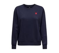 JdY Jdyparis Paris L/S EMB Sweat Jrs, Cielo Notturno, M Donna