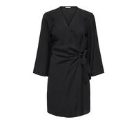 JdY Jdypepper 7/8 Wrap Dress Wvn Dia, Nero, M