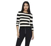 JDY Pullover 'JDYPlum' nero / bianco, Taglia XS