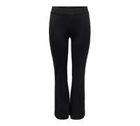 Pantaloni Eleganti Donna a Vita Alta Culotte Svasati Negozio Lavoro Chino Svasato JDYPRETTY, Colore:Nero, Taglia:XL / 34L, Lunghezza della Gamba:L34