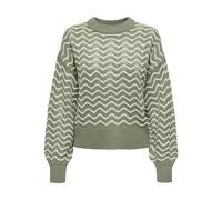 JdY Jdyrita L/S Short Struc Pull Knt Noos Maglione Lavorato a Maglia, Spruzzo di Mare, S Donna