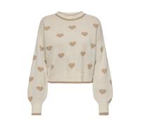 JDY JDYROMANCE Pullover | Knit Fit, Maniche lunghe, Corto, Casual, Temperatura massima 30°C ciclo normale
