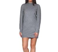 JdY Jdyrue High Neck Dress Rue Life L/S-Abito a Collo Alto Knt Noos, Melange Grigio Medio, M Donna