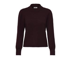 JdY Jdyrue Pullover Rue Life L/S Maglione Knt Noos, Maroon Banner, L Donna