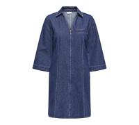 JdY Jdysally Zip Stitch Dress Sally DNM-Abito a 3/4 con Cerniera, Blu Jeans Scuro, XL Donna