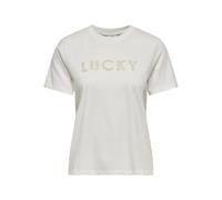 JDY Jdyselma Selma S/S Open EMB Top Jrs Noos, Cloud Dancer, XS, Cloud Dancer, XS