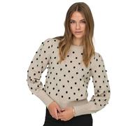 JDY Pullover 'JDYSigrid' grigio / nero, Taglia XS