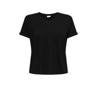 JdY Jdysissy Sissy S/S V-Neck Top Jrs Dia, Nero, S Donna