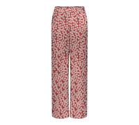JdY Jdystar Star Sezen Life MW Wide Pant Wvn Dia, Rosso-Mars Red, 38W x 32L Donna
