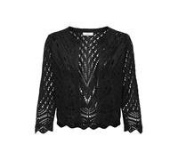 JdY JDYSUN 3/4 Cropped Cardigan Knt, Black, L Donna