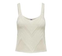 JDY Jdysun Tank Top Noos Knt, Top Donna, Beige (Tapioca), L