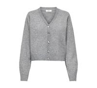 JdY Jdysuper Life L/S V-Neck Cardigan Knt, Melange Grigio Medio, M