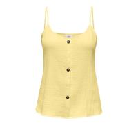 JdY Jdytheis Singlet Theis Life-Canotta Wvn Dia, Banana Pallido, XL Donna