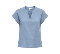 JdY Jdytheis Theis Life S/S Top Wvn Dia, Soft Chambray, M Donna