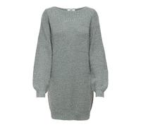 JdY Whitney Megan L/S Boat Dress Knt Noos Vestito Lavorato a Maglia, Abisso/Dettaglio: w Black Ply, XL Donna