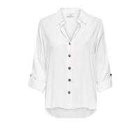 JdY Laurel Life L/S-Maglietta Wvn Dia Camicia a Maniche Lunghe, Bianco, M Donna