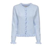Jacqueline de Yong (JDY) Cardigan JDYLetty in maglia con volant blu pallido Donna S