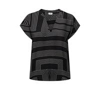 JdY Lion Life S/S Top Wvn Noos, Nero, 42