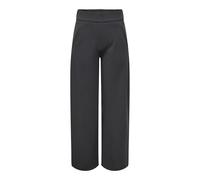 JDY - Pantaloni sartoriali antracite con fondo ampio-Grigio 2XL L32