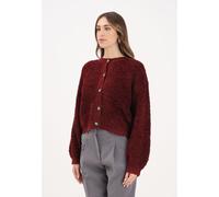 JDY Maglieria e Cardigan Donna Bordeaux Cardigan Cardigan in maglia bouclé Autun