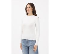 JDY Maglieria e Cardigan Donna Grigio Maglia girocollo Maglioncino girocollo pan