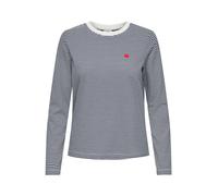 JDY Maglietta 'JDYPISA' navy / bianco Donna JDY S navy / bianco