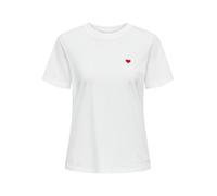 JDY Maglietta 'JDYPISA' rosso / bianco Donna JDY XS rosso / bianco